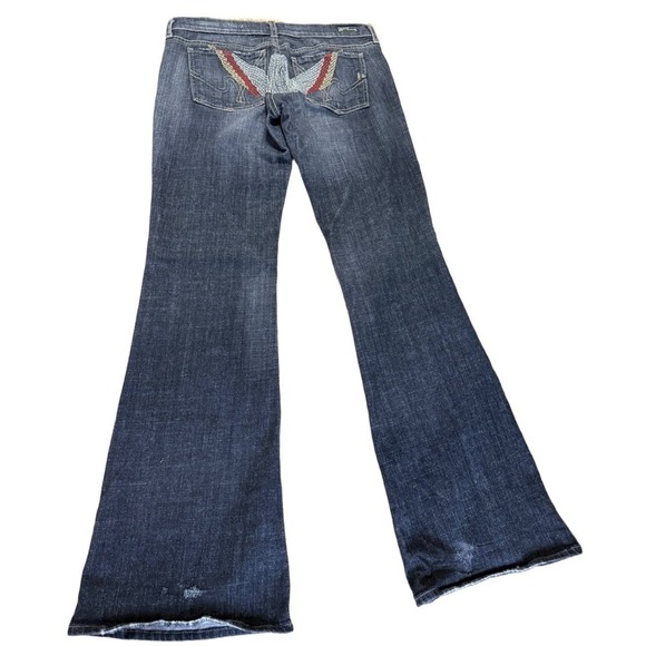 Citizens of Humanity Vintage Low Rise Big Sur Red Angel Wing Boot Cut Jeans 31 - Picture 1 of 12